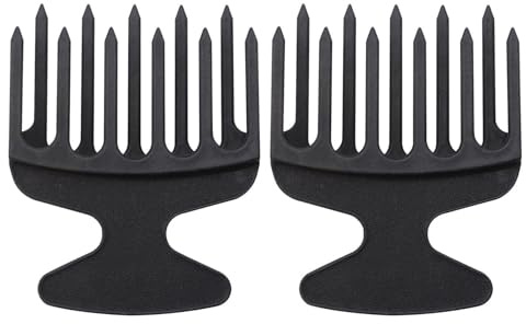 Peigne À Cheveux 2 Pièces, Peigne À Boucles, Peigne À Cheveux Domestique, Peigne En Plastique, Peigne À Dents Larges, Peigne Portable