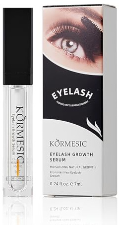7ml Serum Pestañas y Cejas Crecimiento, Suero Potenciador De PestañAs Y Cejas, Fortalecedor Alargador, Tratamiento para el Crecimiento de las, Llenas Gruesas Hermosas-Negro