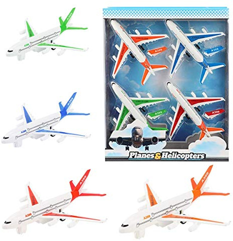 UMKYTOYS 4 Aeroplane toys Best Gift Set For Kids Toys For Boys And Girls Children's Air Plane Set