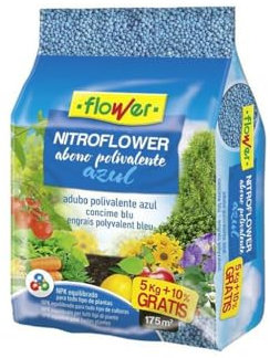 FLOWER NITROFLOWER ABONO POLIVALENTE AZUL 5KG + 10% GRATUITO