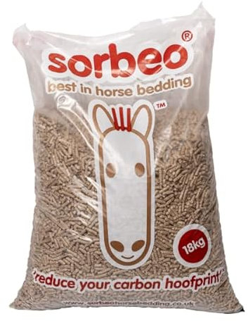Shorefields Supplies Sorbeo Premium Wood Pellets 18kg - Horse Bedding, Cat Litter etc.