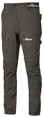 Upower Asphalt Grey, Zapato de Protección contra Incendios y Seguridad Hombre, Small EU, gris, Small Étroit