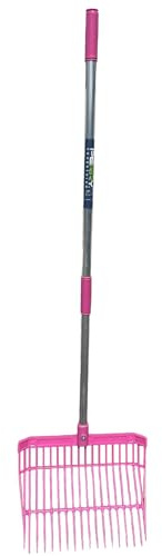 Quality Aluminium Pink ABS Bedding & Shaving Fork Equestrian Tack Room
