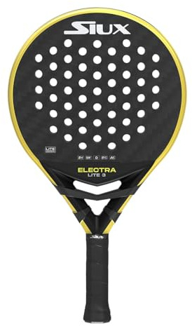Siux - Pala de Pádel Electra Lite 3 Nivel avanzado Forma híbrida - Potencia con Mucho Control