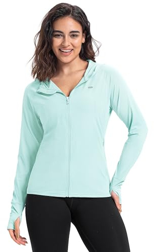 33,000ft Women's UPF50+ Hoodie Jacket Breathable Sun Protection Shirt