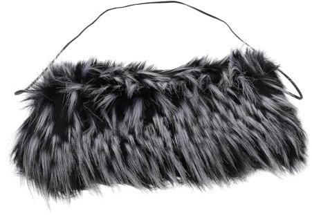 GANAZONO Winter Handwärmer Für Frauen Verdicktes Warmes Muff Mit Kunstpelz Weiches Kissen Für Kalte Tage Für Outdoor Aktivitäten Und Weißes Design