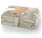 DecoKing Kuscheldecke 220x240 cm Creme Decke Microfaser Tagesdecke Fleece weich sanft kuschelig Ecru Ivory Elfenbein Cream Mic