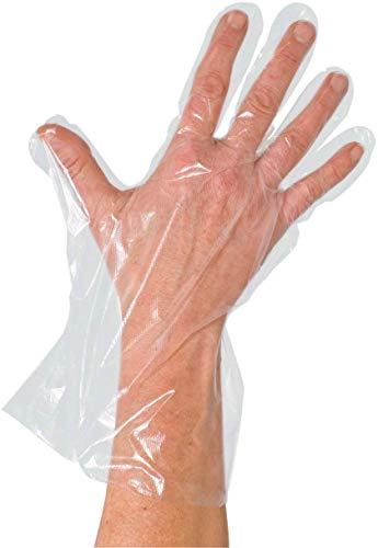 Herrmann PE-handskar transparenta (100-pack) dieselhandskar, engångshandskar (damer)