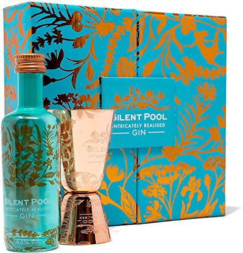 Silent Pool Gin Gift Box - 5cl Miniature & Branded Jigger
