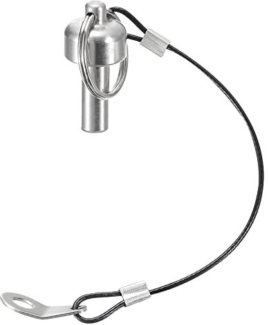 QUARKZMAN Pasadores de Bloqueo Magnéticos, Pasador de Liberación Rápida Tipo Imán de Acero inoxidable 304 con Anillo de Empuje y Cuerda de 24,5 cm (8mm-16mm)