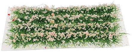Lurrose 1 Schachtel Kunstrasen Modelleisenbahn Zubehör Mini-Gras Modelbau Spur g Grasmatte Modellbaukleber Modellbau Bäume Pflanzt Modellbau Gras Spur n Harz Die Blumen Künstlich