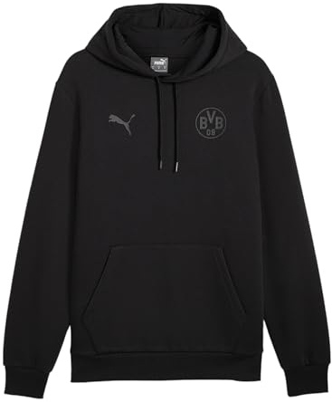 PUMA BVB Dortmund ESS Hoody schwarz, 2XL Unisex
