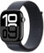 Apple Watch Series 10 (GPS 46 mm) Smartwatch mit Aluminiumgehäuse in Diamantschwarz und Sport Loop in Tinte (One Size). Fitnesstracker, EKG App, Always-On Retina Display, CO₂ neutral