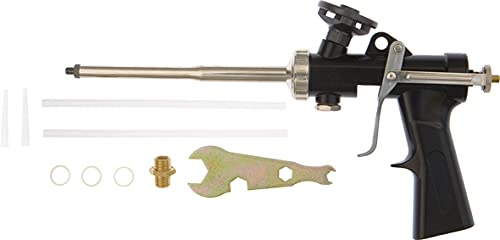 pistola de espuma - pistola de poliuretano profesional con boquilla ajustable, diseño ergonómico, ideal para rellenos y aislamiento.