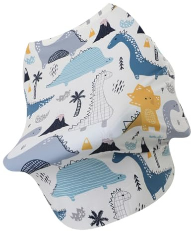 ZUNOXAZ Nursing Cover Breathable Cotton Breastfeeding Scarf with Stroller and Chair Cover for Outdoor Privacy Protection Skin-Friendly Nursing Cloak with Creative Dinosaur Pattern