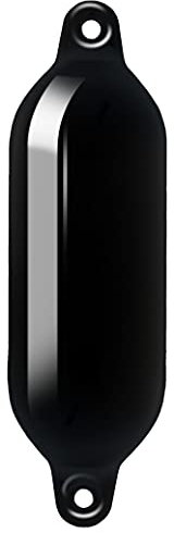 DAN FENDER Danfender Light Pare-battage pour petits et moyens bateaux, couleur : noir, type : 312 L (Ø 90 mm x 350 mm)