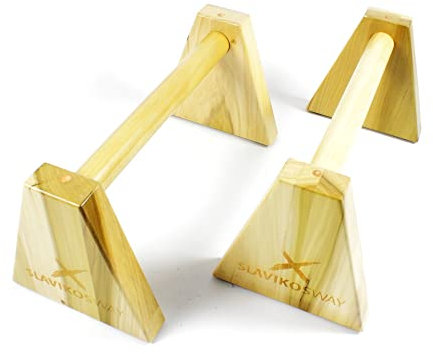 Parallettes Holz Liegestützgriffe Handstandgriffe Stabil Buchsholz Handstand Calisthenics Slavikosway