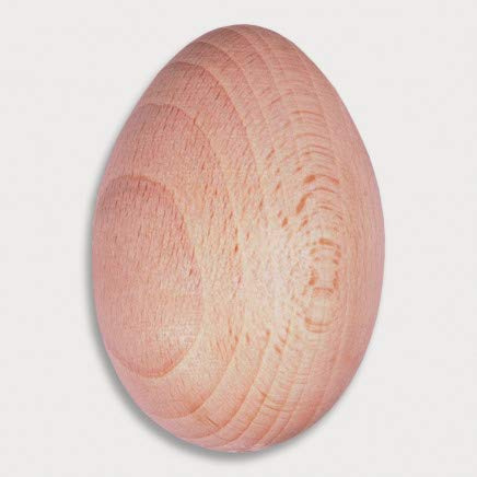 10x HOFMEISTER® Stopf-Ei, 6 cm, zum Stopfen von Löchern in der Kleidung, schützt die Finger vor der Nähnadel, 100% Naturprodukt aus EU Buchen-Holz, Reparien statt Wegwerfen