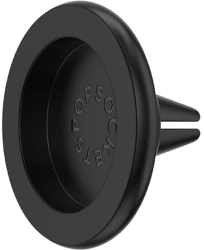 PopSockets: PopMount Car Vent för MagSafe - bilfäste kompatibel med MagSafe, magnetisk telefonhållare för bil, telefonfäste för bil, V2 - Black