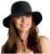 YWINETO Sonnenhut für Damen, UV-Schutz, faltbar, Netz, wasserdicht, breite Krempe, Bucket Hats für Sommer, Strand, Angeln, Wandern, Safari-Kappe, Schlapphut, Jagd, Fischerhut schwarz, Schwarz , M/L