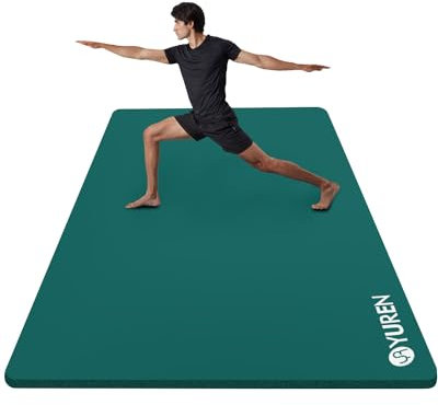 RYTMAT Yogamatte 15mm Dicke NBR 195x90cm Breit Fitnessmatte Sportmatte für Home Gym Yoga Pilates Aerobic Training mit Tragetasche