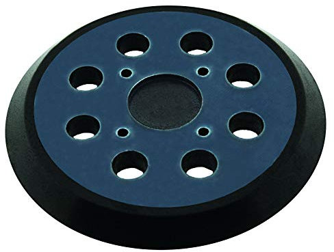 1 x SabreCut OSSCS002 125mm Medium 8 Dust Extraction Hole Random Orbital Sander Hook and Loop Backing Pad Compatible with 4 Hole Mount 29mm Centre
