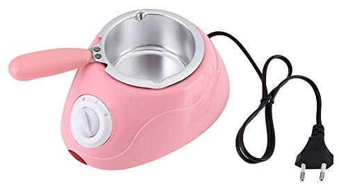 Schokoladen-Schmelzmaschine, Schokoladen-Schmelztopf-Temperatur einstellbar für Zuhause zum Schmelzen von Schokolade ohne Wasser für Restaurant für Schokoladen-Schmelztopf(pink, 12)