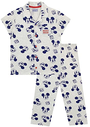 Disney Boys Pyjamas Mickey Mouse Grey 18-24 Months