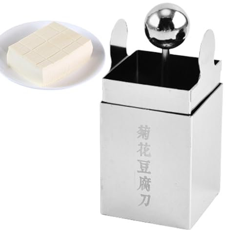 Wensi - Taglierina in acciaio inox per formaggi, stampo per pressatura di formaggi, utensile da cucina manuale, taglierina di precisione per gelatina, per decorare dolci