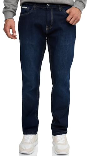 Indicode Herren Texas Jeanshose aus Baumwoll-Mischung mit Stretch | Denim Herrenjeans Blue, 32/32
