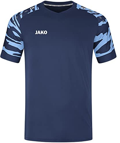 JAKO Herren Trikot Wild (Kurzarm), Navy/SkyBlue, XL