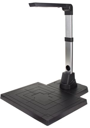 Bokskanner, 20MP högupplöst bärbar dokumentkamera, OCR Multi-Language USB Document Scanner, A3 Large Format Scanner Compatible för Windows