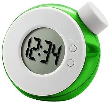 TOPPERFUN Horloge Énergie Eau Vert LED sans Batterie Horloge à Eau Écologique avec Affichage Lumineux sans Piles Fonctionne par Réaction Chimique Entretien pour Bureau Et Maison