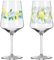 RITZENHOFF 2931021 Limoncello Glass 500 ml Set of 2 Summer Dew Series for Aperitif with Dolce Vita Motif Made in Germany