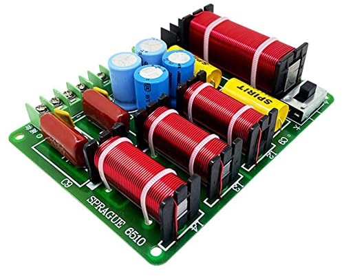 Osmond Divisor de Frecuencia de 5 VíAs KTV Stage Speaker Divisor de Frecuencia ModificacióN de Audio Crossov Divisor de Frecuencia