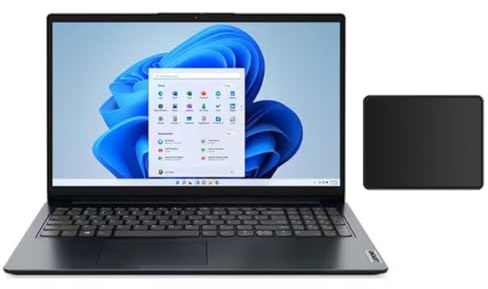 Lenovo Ideapad 1i 15.6 Full HD Touchscreen Laptop |Intel Core i5-1334U|Intel Iris Xe Graphics|WiFi|Blue|Copilot| 16GB RAM | 512GB SSD |Windows 11 Home |Bundle with Mouse Pad
