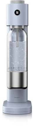 WMF Element One - Spruzzatore automatico in acciaio inox con 3 livelli di regolazione, design salvaspazio, elegante macchina per soda maker & frizzante per piacere frizzante, colore Ice Flow