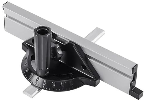 Calibre ajustable para carpintería, regla de sierra de mesa, herramienta de corte de ángulo, bloque de inglete de empuje, práctico accesorio de bricolaje con placa de medición, calibre ajustable para