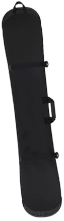 QUXVUIS Housse de pour snowboard facile à transporter, sac de voyage pour skis, rangement organisé, accessoires uniques. Ce sac de snowboard est conçu pour, Noir, 160 cm