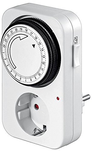 Zeitschaltuhr Analog, mechanischer Timer für die Steckdose, Energieklasse A+ (für innen / 4er Pack)