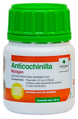 SIPCAM ANTICOCHINILLA Uso DOMESTICO, PIRIPROXIFEN 10%, (JED), 100CC