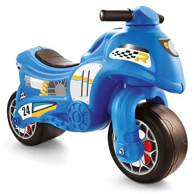 Dolu Toddler Push Powered Motorcycle Indoor and Outdoor Ride On Balance Kids Play Toy Bike with Handlebars and 2 Large Rubber Wheels, 70 x 26.5 x 49 cm; 3 Kilograms, wheel size: ?12 Inches, Blue