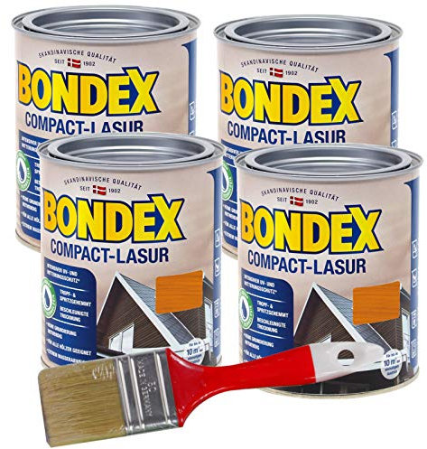 Bondex Compactlasur 2in1 Holzlasur 3L zum sprühen und streichen (oregon pine)