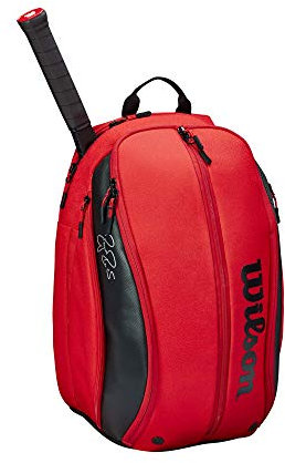 Wilson RF DNA Tennisrucksack, Rot, Einheitsgröße