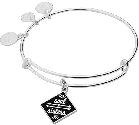 Alex and Ani Color Infusion Soul Sisters Bangle Bracelet for Women - Unique Sliding Closure, Ideal Jewelry Gift, Nickel-Free, Trendy Women’s Bracelet