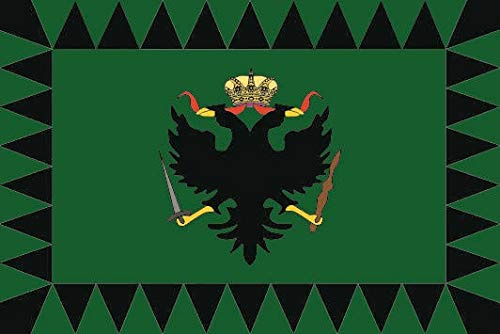 U24 Bandiera Regno Unito Lombardo Venetia Bandiera di qualità premium 20 x 30 cm