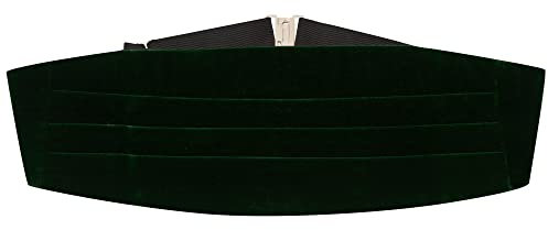 Dunkelgrüner Samt-Kummerbund