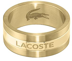 Lacoste Bague pour Homme Collection ADVENTURER en Or Jaune - 2040094G