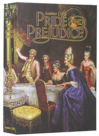 Buchtresor mit 2 Schlüssel, 22 x 15 x 4,5 cm Stolz und Vorurteil Echten Seiten Buch Tresor Versteckter Abschließbar Buchsafe Aufbewahrungsbox für Geld Dokumente Bargeld Schmuck