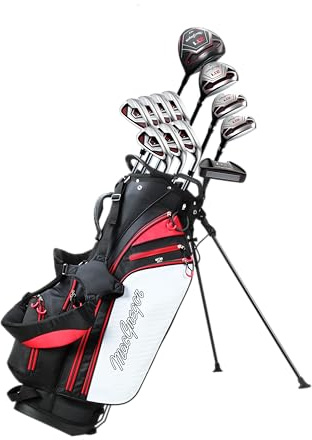 ZT1 Golf paketset, stål eller grafit, vagn eller stativväska, herr höger eller vänster hand